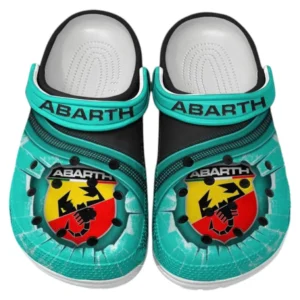 Abarth Crocs Clogs Männer Frauen, Geschenk für Abarth Fan CAR188032025171 - Cyan