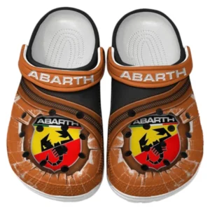 Abarth Crocs Clogs Männer Frauen, Geschenk für Abarth Fan CAR188032025171 - Orange