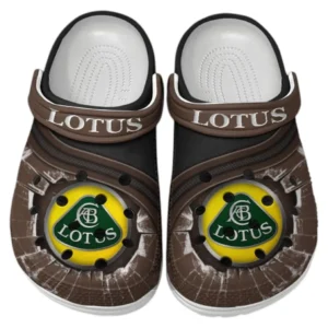 Lotus Car Crocs Clogs Männer Frauen, Geschenk für Lotus Car Fan CAR188032025173 - Braun