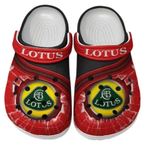 Lotus Car Crocs Clogs Männer Frauen, Geschenk für Lotus Car Fan CAR188032025173 - Rot