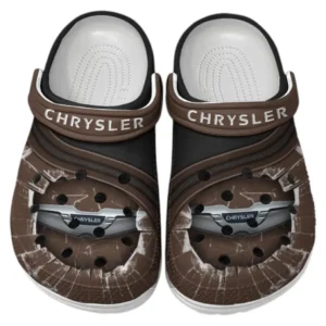 Chrysler Crocs Clogs Männer Frauen, Geschenk für Chrysler Fan CAR188032025174 - Braun