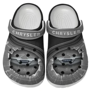 Chrysler Crocs Clogs Männer Frauen, Geschenk für Chrysler Fan CAR188032025174 - Grau