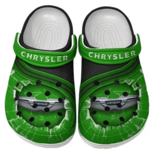 Chrysler Crocs Clogs Männer Frauen, Geschenk für Chrysler Fan CAR188032025174 - Grün