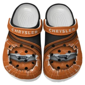 Chrysler Crocs Clogs Männer Frauen, Geschenk für Chrysler Fan CAR188032025174 - Orange