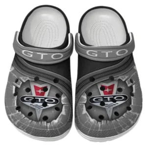 Pontiac GTO Crocs Clogs Männer Frauen, Geschenk für Pontiac GTO Fan CAR188032025176 - Grau