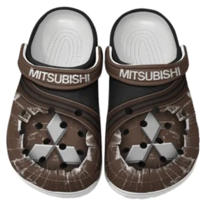 Mitsubishi Crocs Clogs Männer Frauen, Geschenk für Mitsubishi Fan CAR188032025177 - Braun