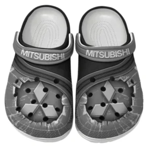 Mitsubishi Crocs Clogs Männer Frauen, Geschenk für Mitsubishi Fan CAR188032025177 - Grau