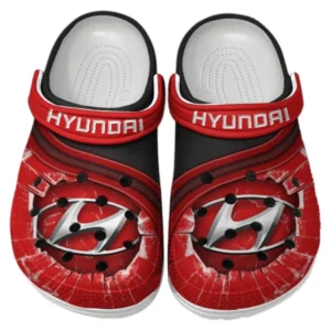 Hyundai Crocs Clogs Männer Frauen, Geschenk für Hyundai Fan CAR188032025178 - Rot