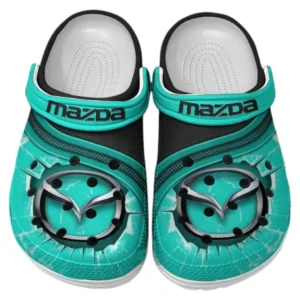 Mazda Crocs Clogs Männer Frauen, Geschenk für Mazda Fan CAR188032025179 - Cyan