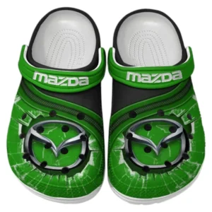 Mazda Crocs Clogs Männer Frauen, Geschenk für Mazda Fan CAR188032025179 - Grün