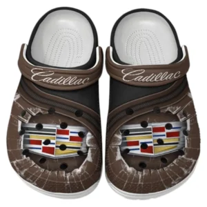 Cadillac Crocs Clogs Männer Frauen, Geschenk für Cadillac Fan CAR188032025180 - Braun