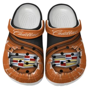 Cadillac Crocs Clogs Männer Frauen, Geschenk für Cadillac Fan CAR188032025180 - Orange