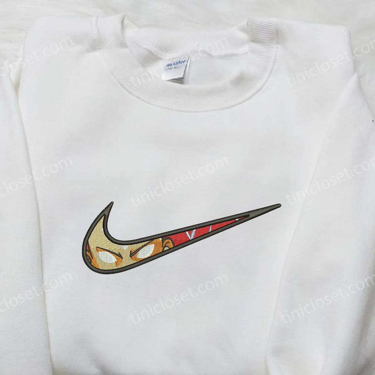 aang nike swoosh embroidered shirt avatar embroidered shirt cartoon embroidered shirt oiknc