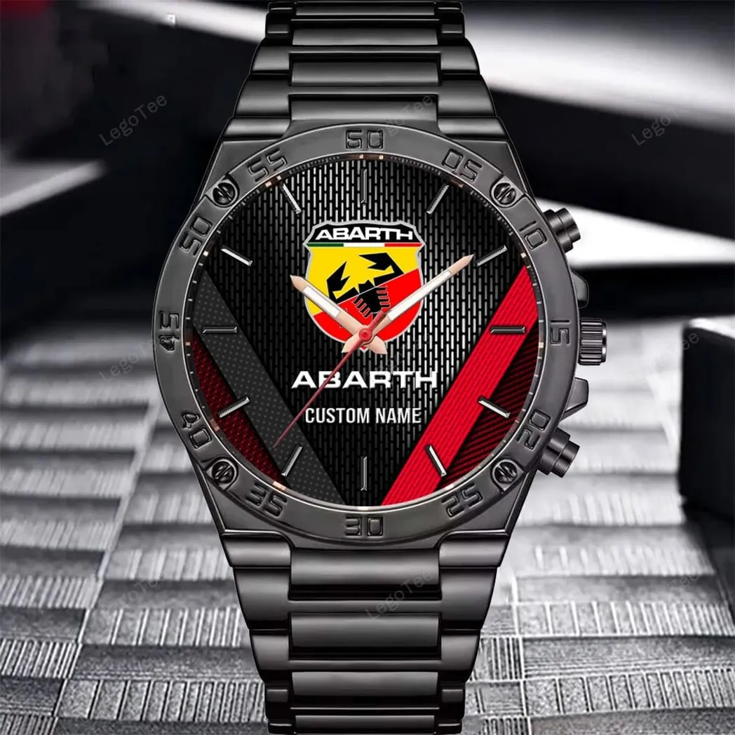 Abarth Armbanduhr, Uhr Geschenk für Abarth Fans, Geschenk Für Papa CAR32803280254055