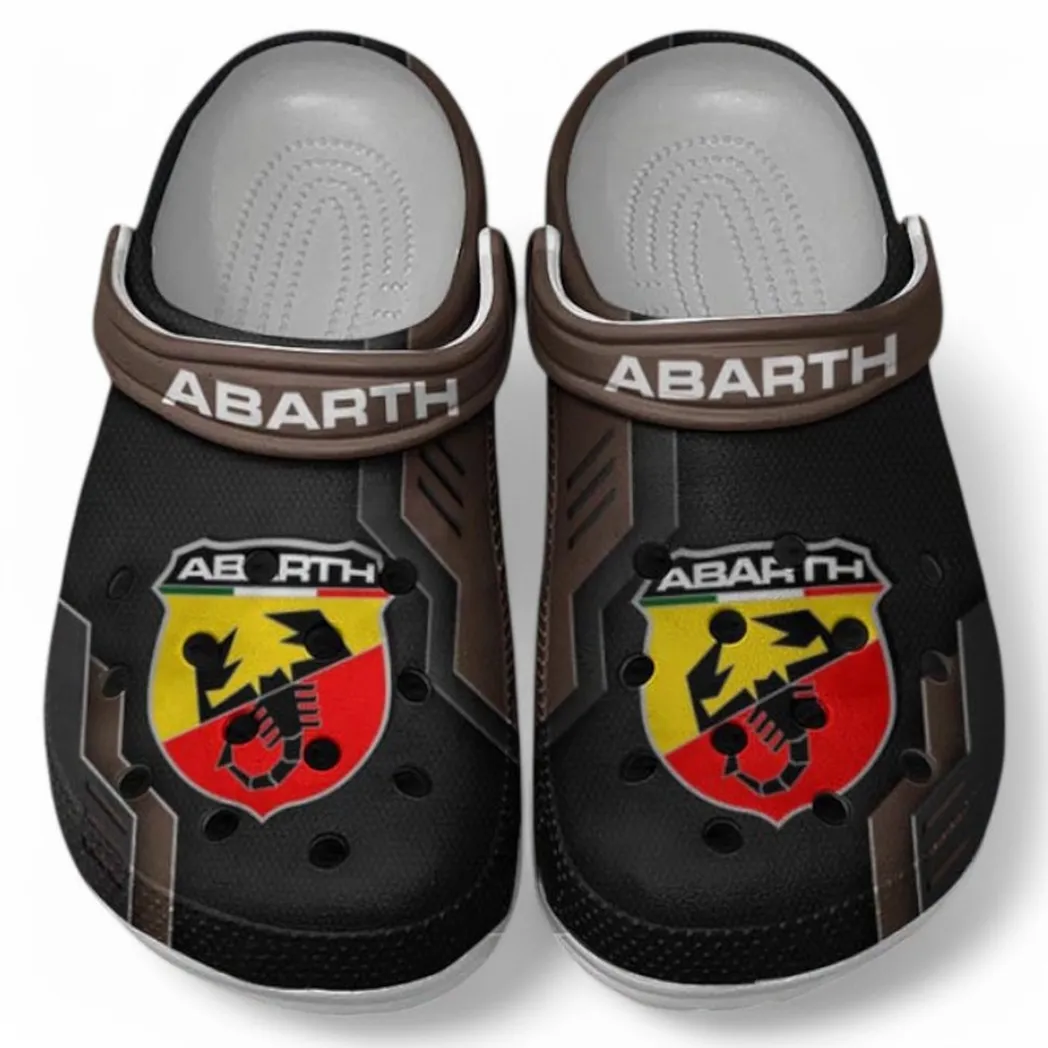 Abarth Crocs Clogs Männer Frauen, Geschenk für Abarth Fan CAR185031525269 - Braun