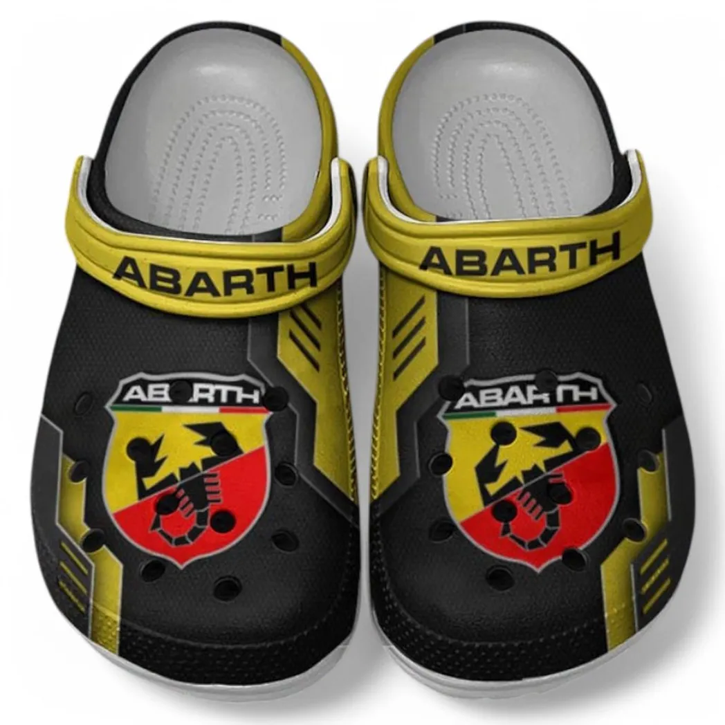 Abarth Crocs Clogs Männer Frauen, Geschenk für Abarth Fan CAR185031525269 - Gelb