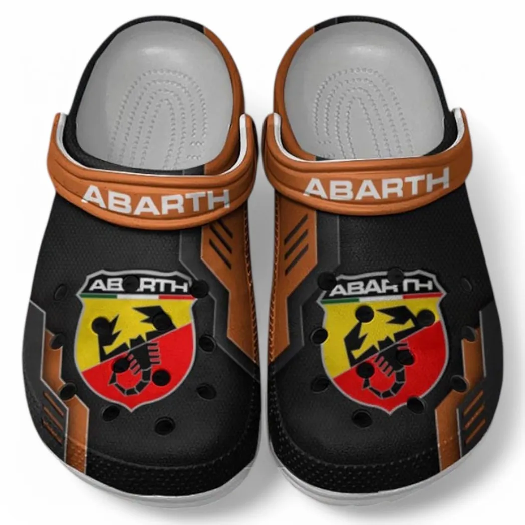 Abarth Crocs Clogs Männer Frauen, Geschenk für Abarth Fan CAR185031525269 - Orange