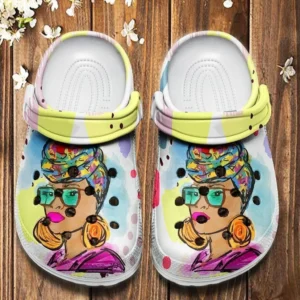 afro black women art crocs bhwti