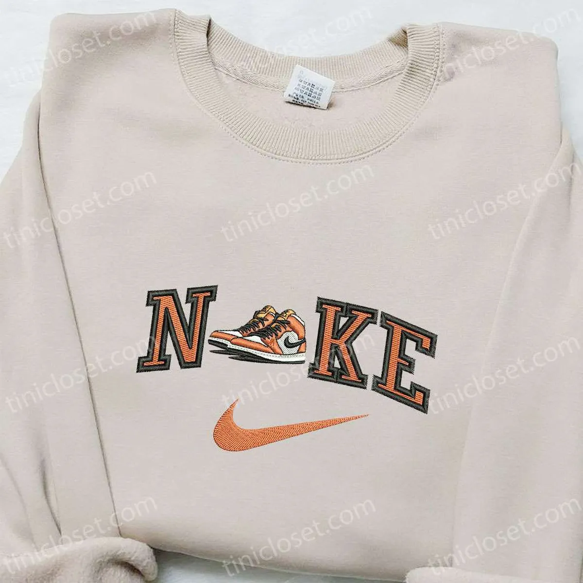 air jordan x nike embroidered shirt nike inspired embroidered sweatshirt custom embroidered hoodie 9rrlg