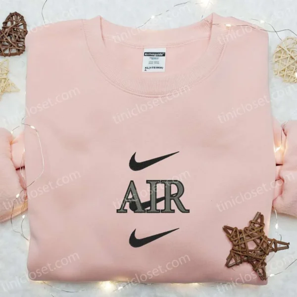 air x nike swoosh embroidered shirt nike inspired embroidered hoodie best gifts for family cuf1i