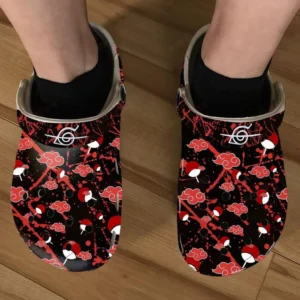 akatsuki cloud naruto crocs classic clogs t8dpe
