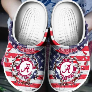 alabama america flag 4th of july crocs crocband clogs inprg