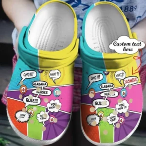 alabama rules love nurse personalized crocs clog fxtol