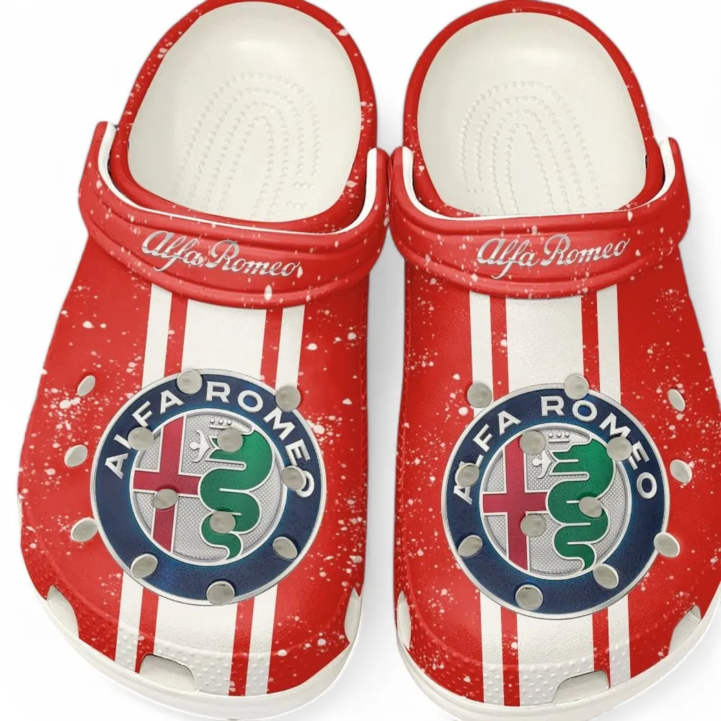 alfa romeo crocs gift for alfa romeo lovers gift for him husband boyfriend car62022025108 white gpy2h