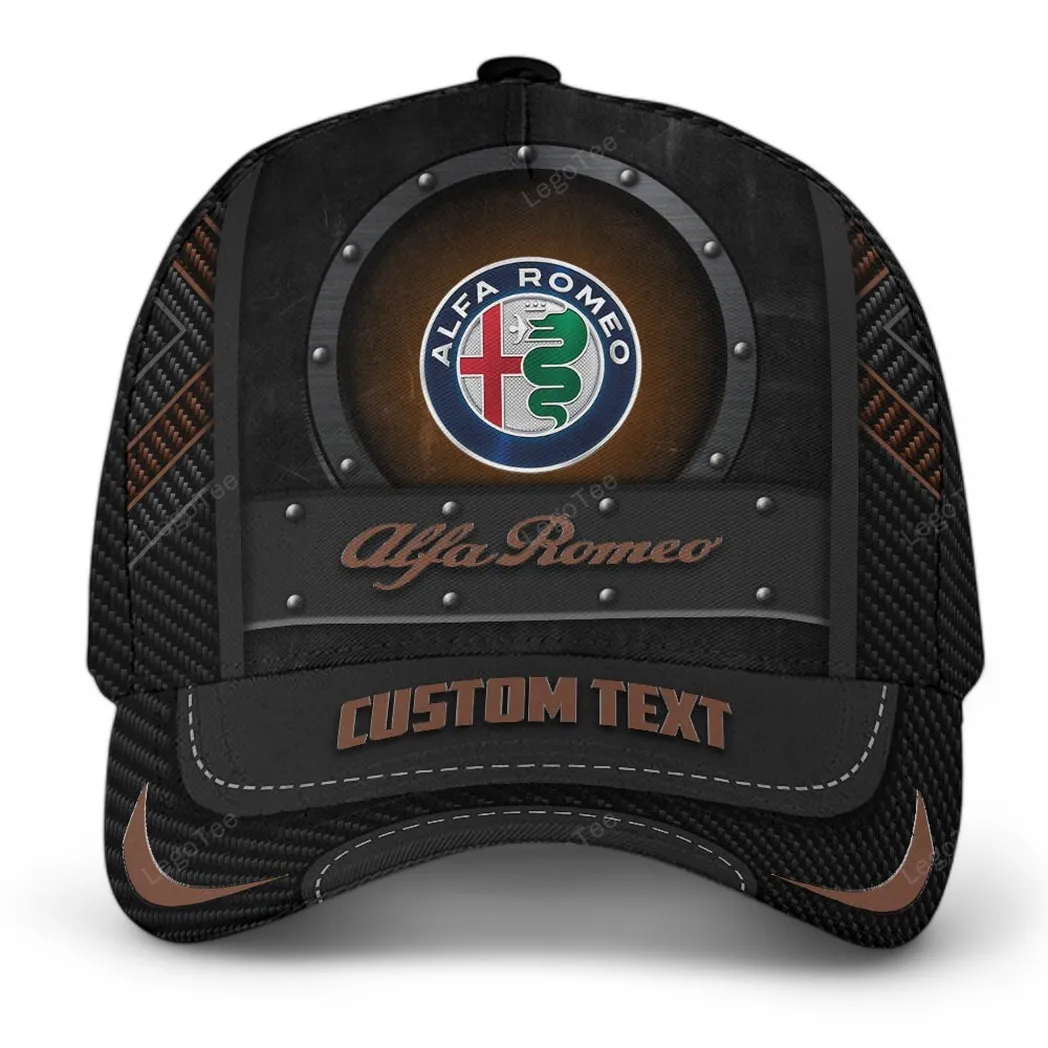 alfa romeo kappe basecap mit allover druck fr alfa romeo fans car99031025004 braun
