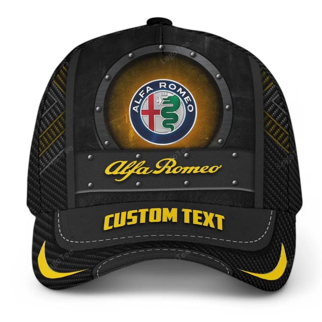 alfa romeo kappe basecap mit allover druck fr alfa romeo fans car99031025004 gelb