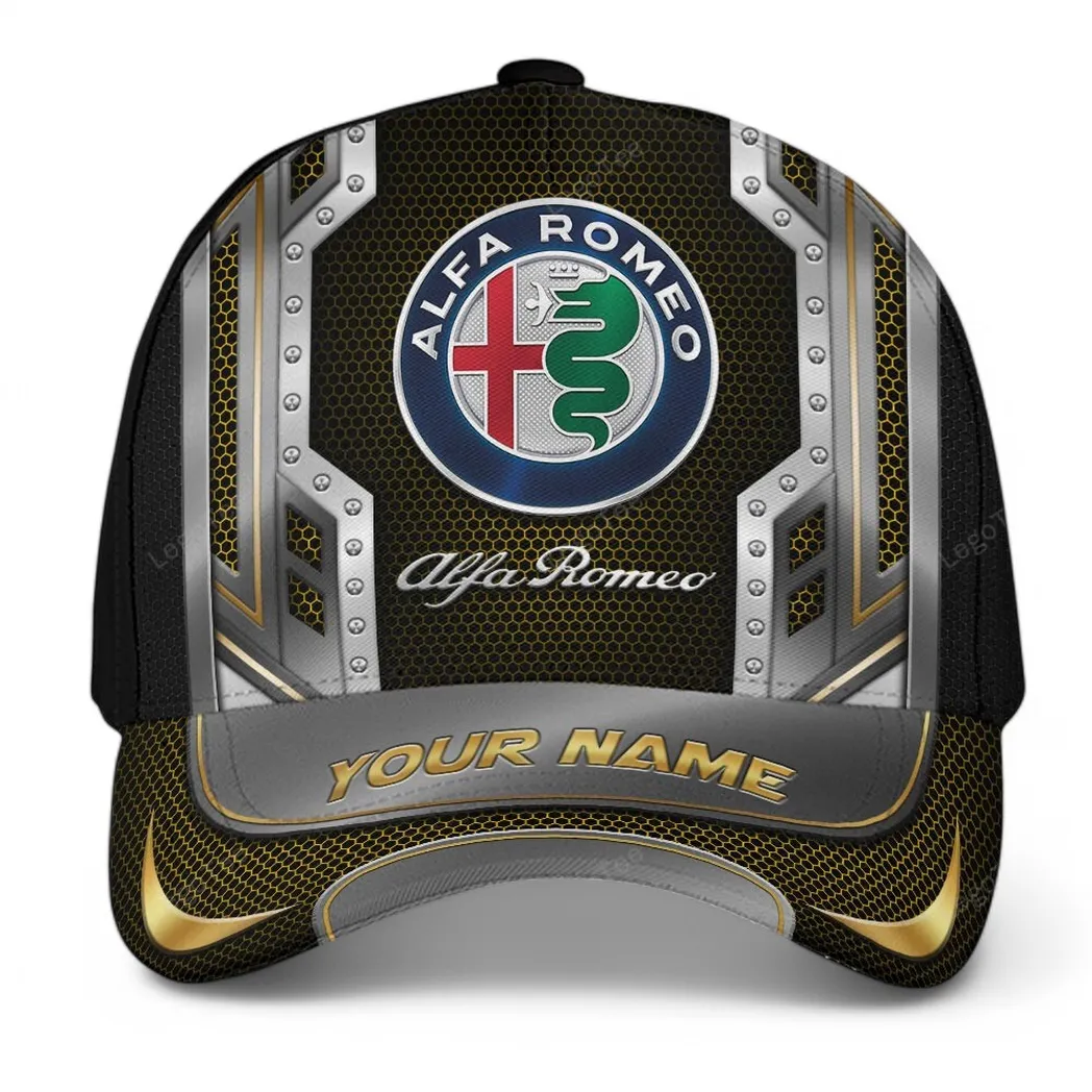 alfa romeo kappe basecap mit allover druck fr alfa romeo fans car99031025106 gelb zp28l