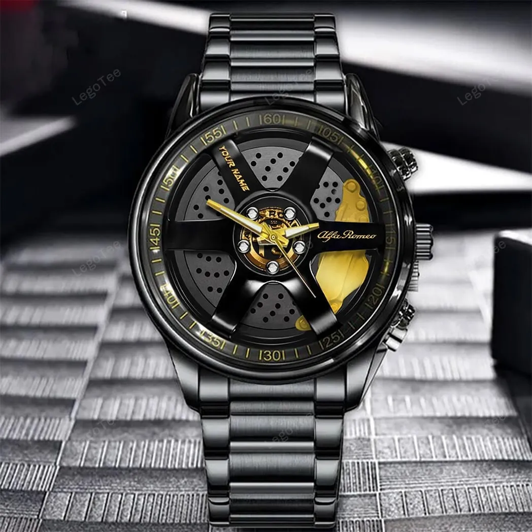 alfa romeo uhren edelstahl uhr fr alfa romeo fans geschenk fr papa car32803270250029 fejrm
