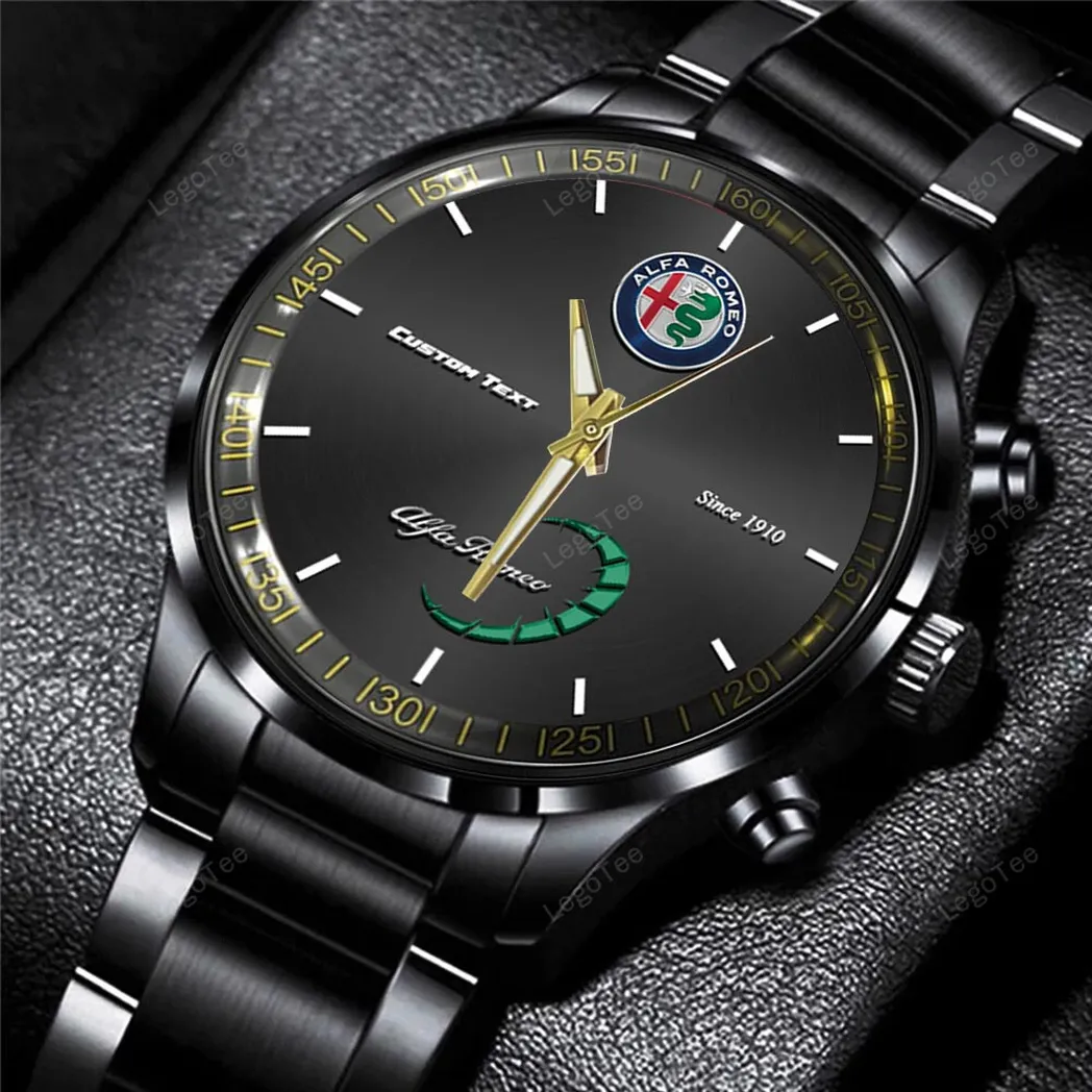Alfa Romeo Uhren Edelstahl Uhr für Alfa Romeo Fans, Geschenk Für Papa CAR32803270250435 alfa romeo uhren edelstahl uhr fr alfa romeo fans geschenk fr papa car32803270250435 dd3yn