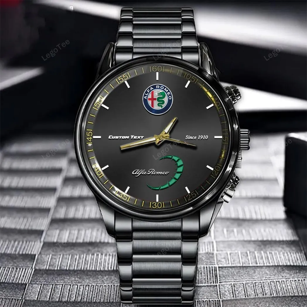 alfa romeo uhren edelstahl uhr fr alfa romeo fans geschenk fr papa car32803270250435