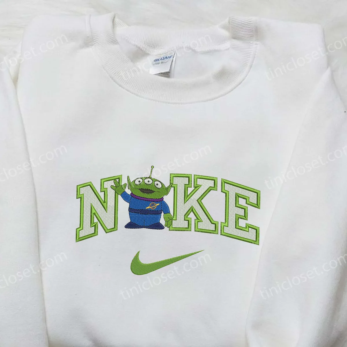 alien toy story x nike embroidered shirt disneyland family shirts nike inspired embroidered hoodie 7g9jw