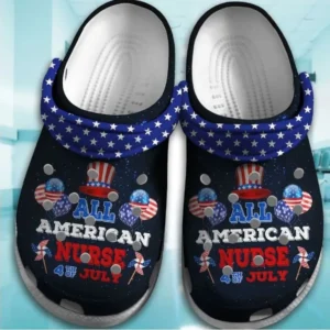 all american nurse crocbland 4th of july nurse happy independence shoe clog gift for men women nurse zqfib