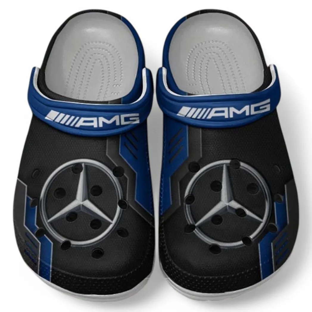 AMG Crocs Clogs Männer Frauen, Geschenk für AMG Fan CAR185031525276 - Blau