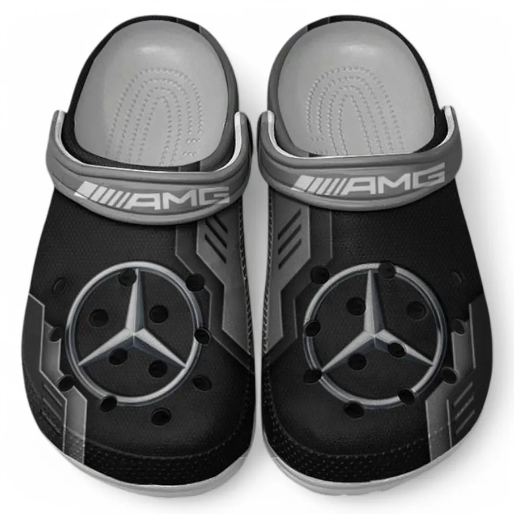AMG Crocs Clogs Männer Frauen, Geschenk für AMG Fan CAR185031525276 - Grau