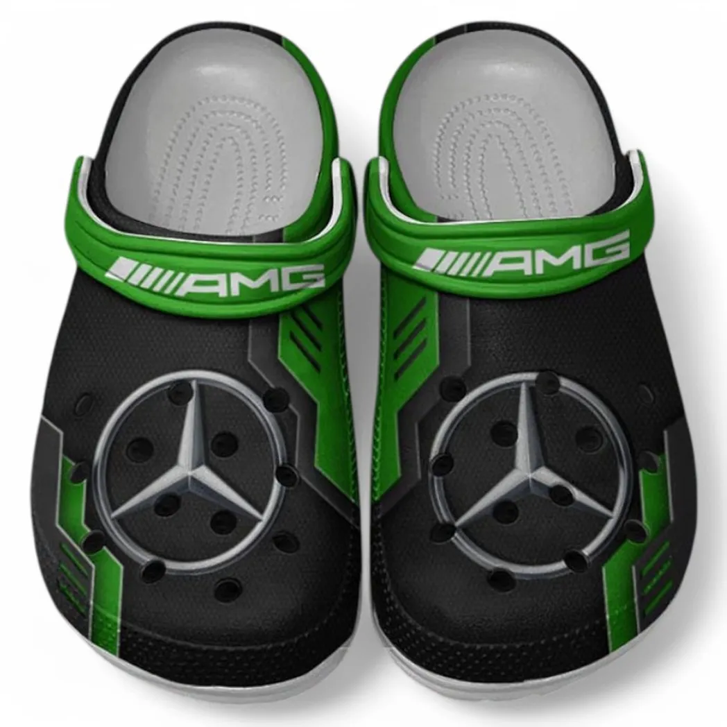 AMG Crocs Clogs Männer Frauen, Geschenk für AMG Fan CAR185031525276 - Grün
