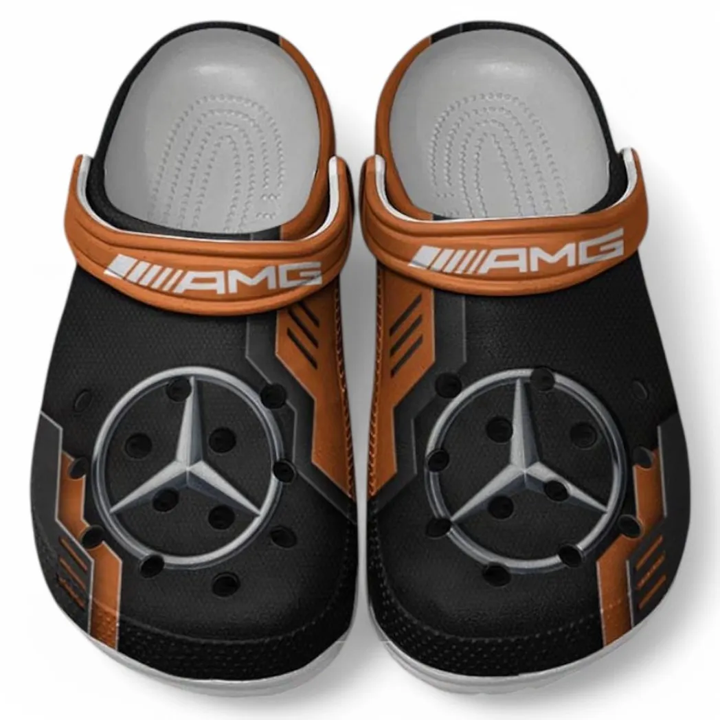 AMG Crocs Clogs Männer Frauen, Geschenk für AMG Fan CAR185031525276 - Orange