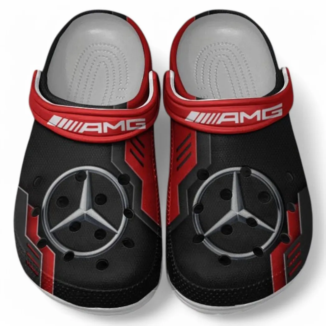 AMG Crocs Clogs Männer Frauen, Geschenk für AMG Fan CAR185031525276 - Rot