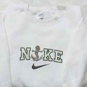 anchor x nike embroidered shirt nike inspired embroidered shirt best gift for family oxhb4