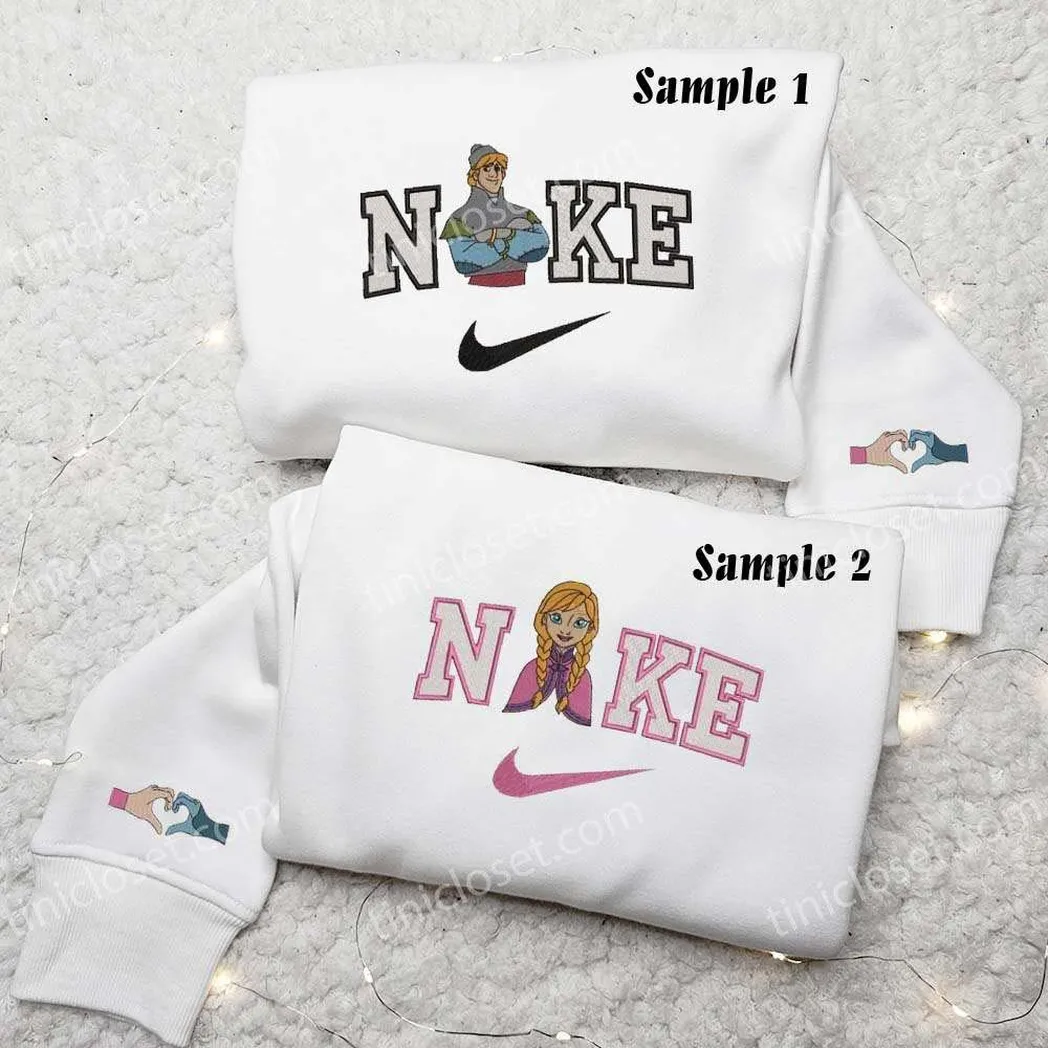 anna und kristoff x nike besticken hemd besticken sweatshirt modischer stil fr paare herhj