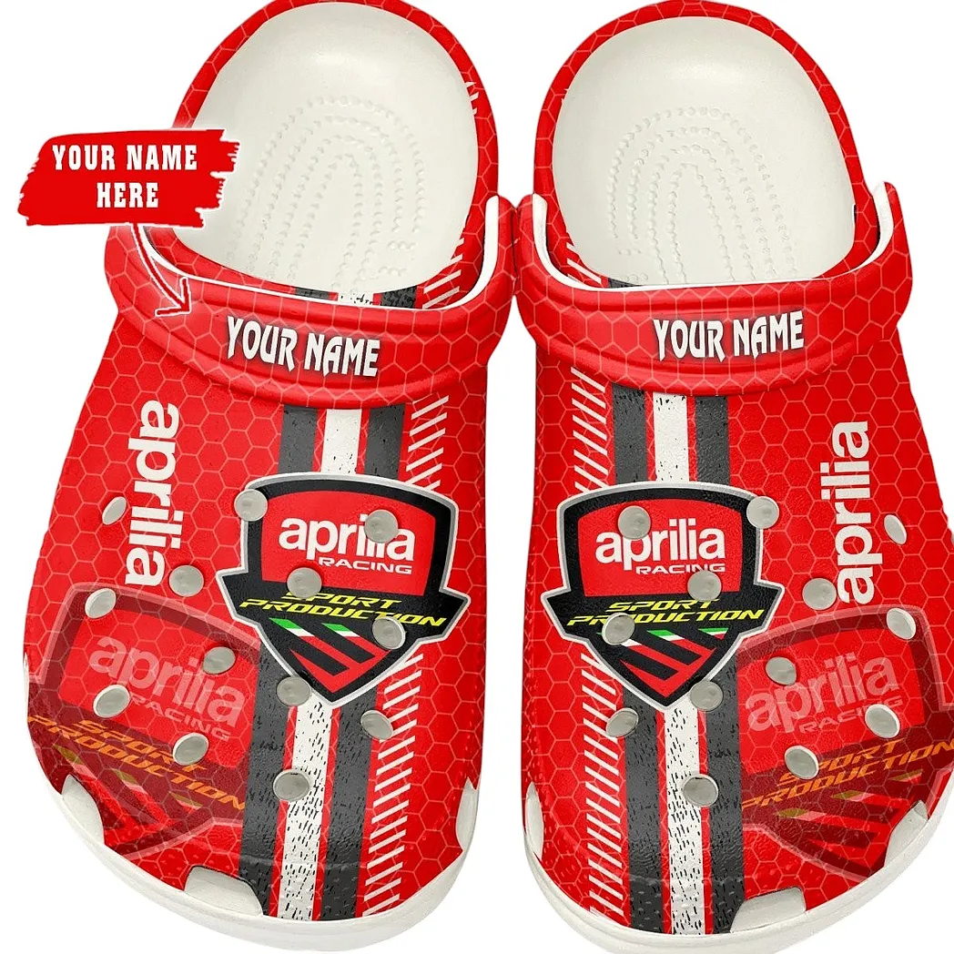 aprilia crocs shoes gift for aprilia lovers birthday gift for husband boyfriend car82022025558 white algap