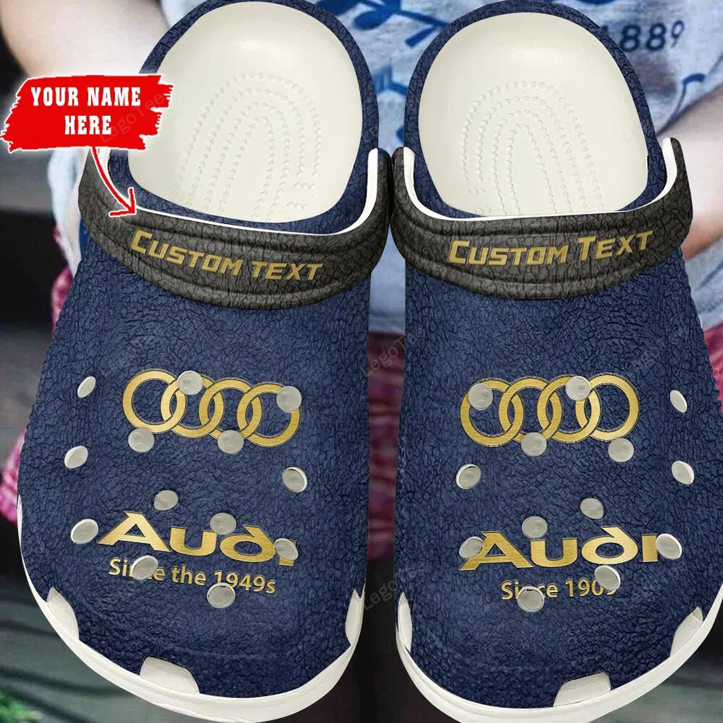 audi crocs gift for audi lovers gift for him husband boyfriend blue car141021225667 1 cbeck
