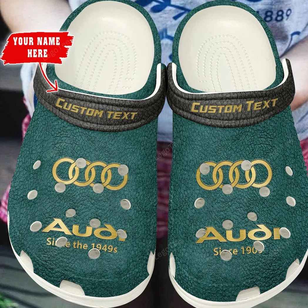 audi crocs gift for audi lovers gift for him husband boyfriend cyan car141021225667 3 hdwdm