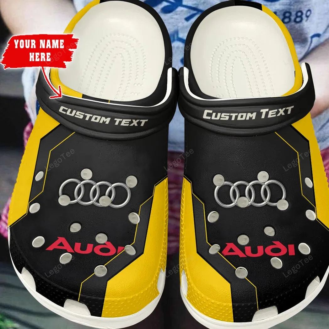 audi crocs gift for audi lovers gift for him husband boyfriend yellow car140021225562 8 kpluw