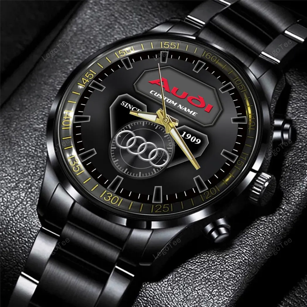 audi uhren edelstahl uhr fr audi fans geschenk fr papa car32803270250351 ejyp9