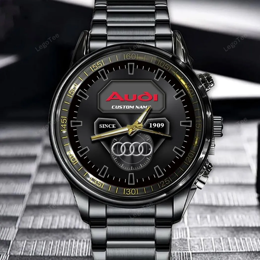 audi uhren edelstahl uhr fr audi fans geschenk fr papa car32803270250351 wzucd