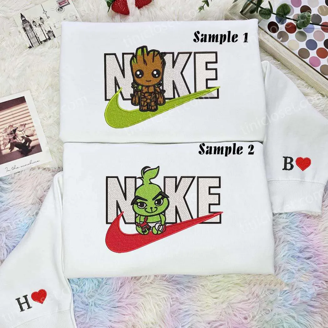 avocado und banane x nike tshirts besticken besticken sweatshirt modischer stil fr paare 6b16z